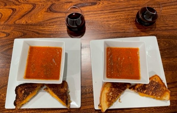 10-24-2021 Tomato Basil Soup and French Onion Grilled Cheese2