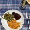 4-25-2021 Authentic Mexian-Chicken Mole-Spanish Rice-Green Beans 2